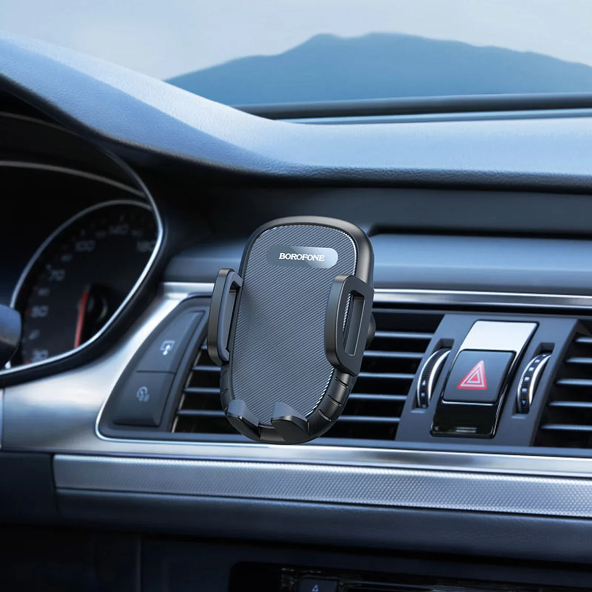 Автодержатель Borofone BH52 Черно - серый