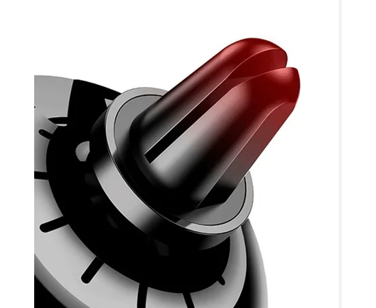 Автодержатель USAMS US-CD44 Magnetic Air Vent с QI зарядкой Черный