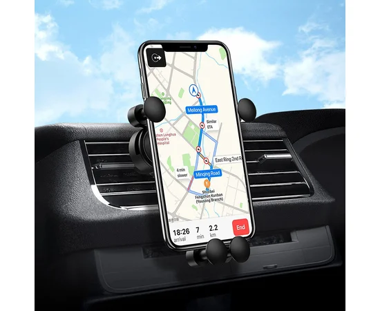 Автодержатель Borofone BH19 Eddie Черный