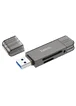 Картридер Hoco HB39 USB/Type-C 3.0 high-speed card reader Metal gray