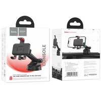 Автотримач Hoco H22 Dragon автоматичний clamping (center console) Red and black