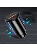 АЗУ USAMS US-CC086 C12 QC4.0+PD3.0 Fast Charging Car Charger Черный