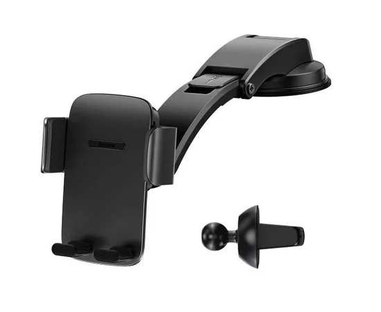 Автодержатель Baseus Easy Control Clamp Car Mount Holder (A Set) (SUYK000001) Black