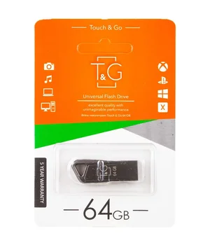 Флеш-драйв 3.0 USB Flash Drive T&G 114 Metal Series 64GB Черный