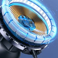 Автодержатель с БЗУ USAMS US-CD164 Ultra-Slim 15W Черный