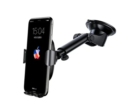 Беспроводное зарядное устройство Baseus Gravity Car Mount (Osculum Type) 1.7A Черный