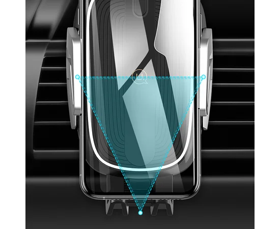 Автодержатель USAMS US-CD100 Automatic Touch Induction Wireless Charging Car Holder (Air Vent) Черный