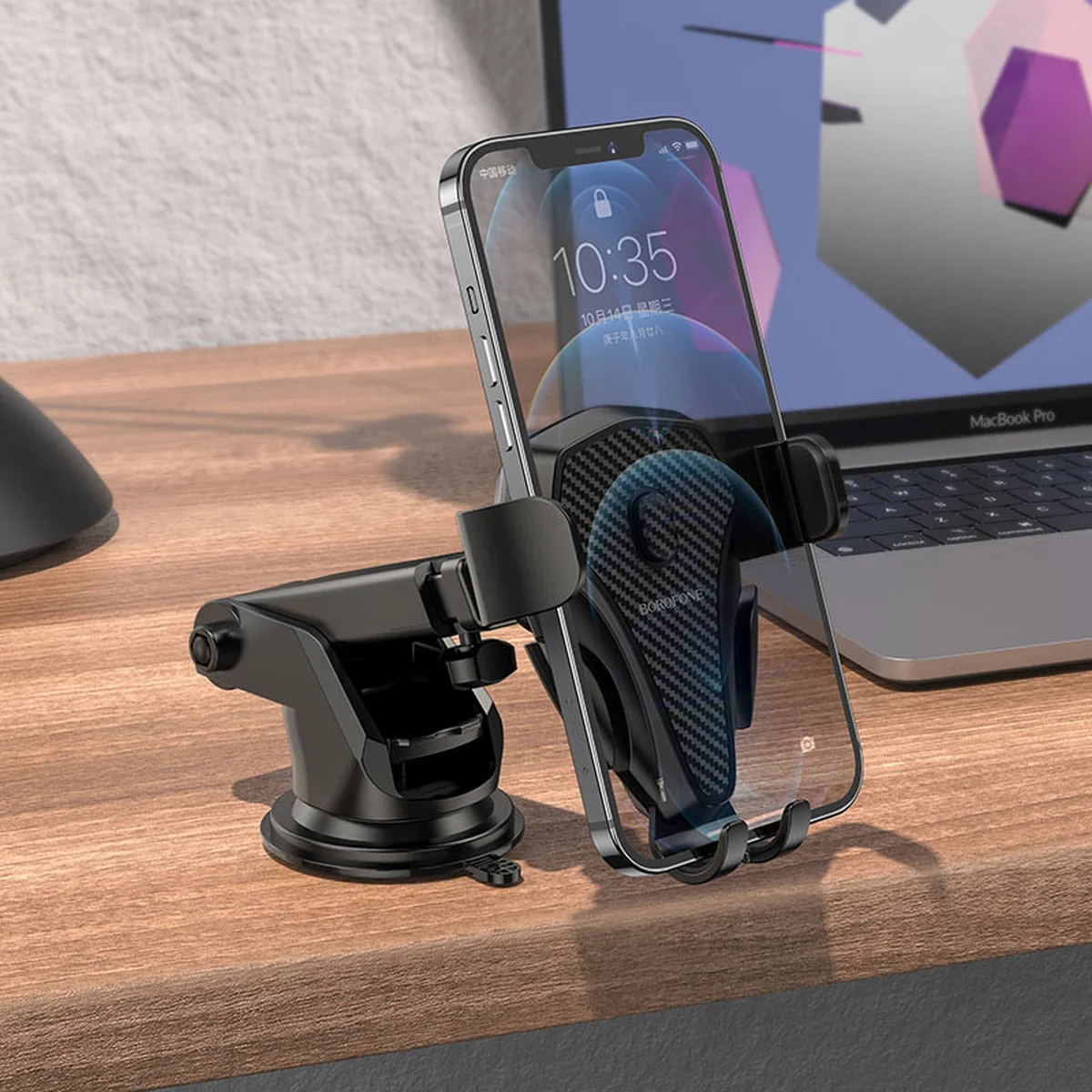 Автодержатель Borofone BH38 Черный