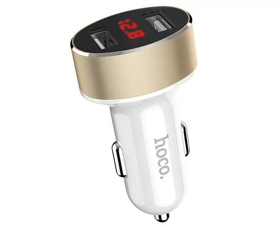 АЗУ Hoco Z26 High Praise 2.1A 2USB Белый