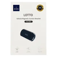 Автоутримувач WIWU PL700 Lotto Vehicle Magnetic Suction Bracket Чорний
