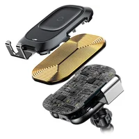 Автотримач із БЗУ Baseus Smart Vehicle Bracket (Osculum Type) (WXZN-B01) Чорний