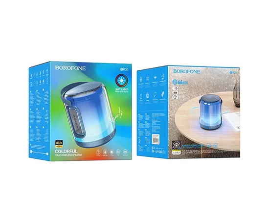 Bluetooth Колонка Borofone BR30 Auspicious colorful sports Navy Blue