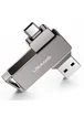 Флеш накопитель USAMS US-ZB199 Type-C+ USB3.0 Rotatable High Speed Flash Drive 32 Gb Iron-grey