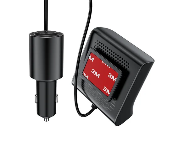 АЗУ Acefast B8 digital display car HUB charger Black