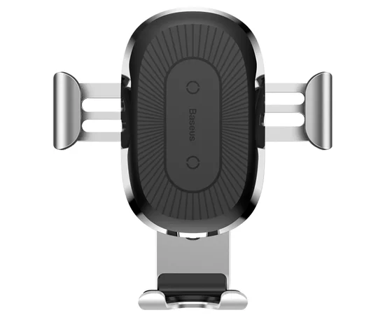 Автодержатель с БЗУ Baseus Wireless Charger Gravity Car Mount Air Outlet Version 1.67A 10W Серебряный
