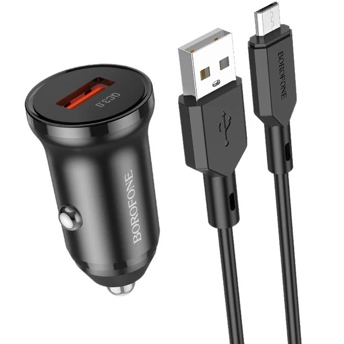 АЗУ Borofone BZ18 QC3.0 + MicroUSB Черный