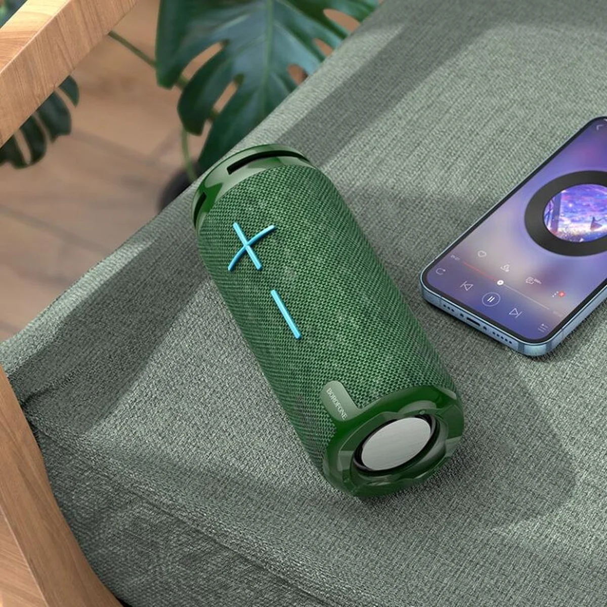 Bluetooth Колонка Borofone BR24 Dark Green