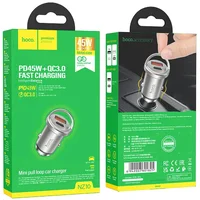 АЗУ Hoco NZ10 Handy PD45W+QC3.0 Silver