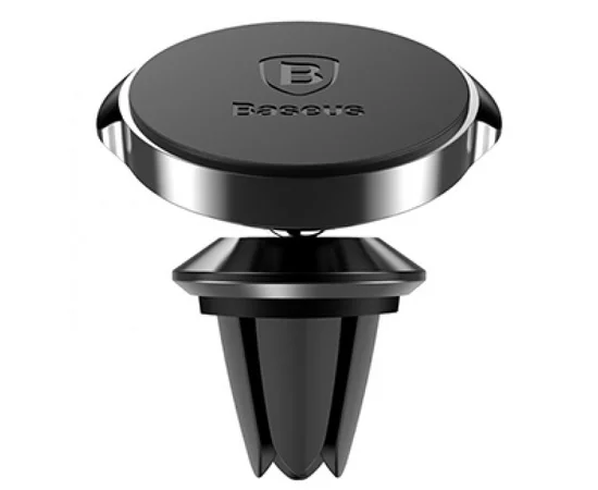Автодержатель Baseus (SUER-A01) Small Ears Magnetic Suction Bracket Air Outlet Black