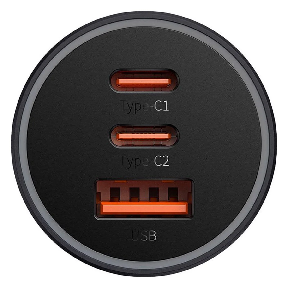 АЗУ Baseus Golden Contactor Pro Triple USB+Type-C+Type-C 65W (CGJP010013) Dark Gray