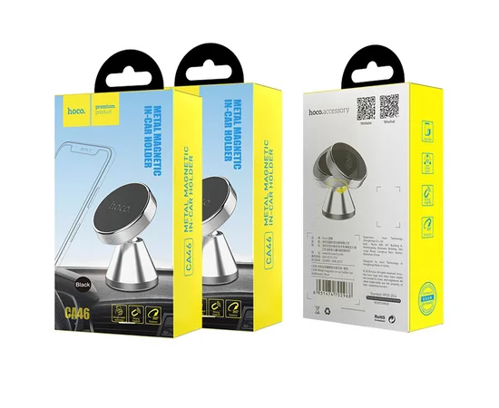 Автодержатель Hoco CA46 магнитный Стальной
