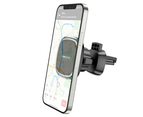 Автодержатель Borofone BH67 Black / Metal gray