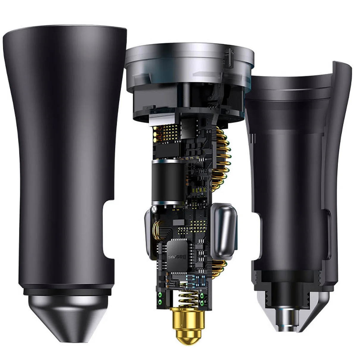 АЗУ Baseus Golden Contactor Pro Dual Type-C+Type-C 40W (CGJP00001) Темно-серый