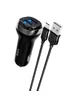 АЗУ Hoco Z40 (2USB 2.4A) + MicroUSB Черный