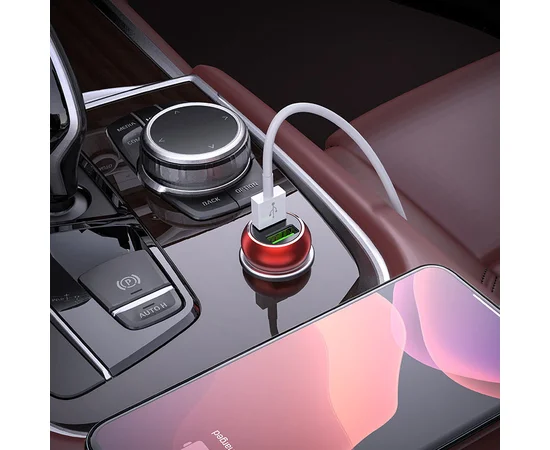 АЗУ Hoco Z37 QC3.0 (2USB) Красный