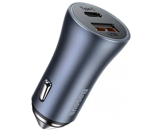 АЗУ Baseus Golden Contactor Pro 40W USB + Type-C (CCJD-0G) Серый