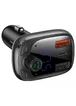 АЗУ FM модулятор Baseus T typed S-13 (PPS QC) 2USB + Type-C (CCTM) Черный