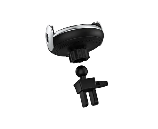 Автодержатель Hoco CA48 2in1 с беспроводным зарядным устройством Черный