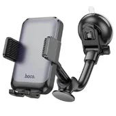 Автоутримувач Hoco H27 Rock push-type (center console) Black / Gray