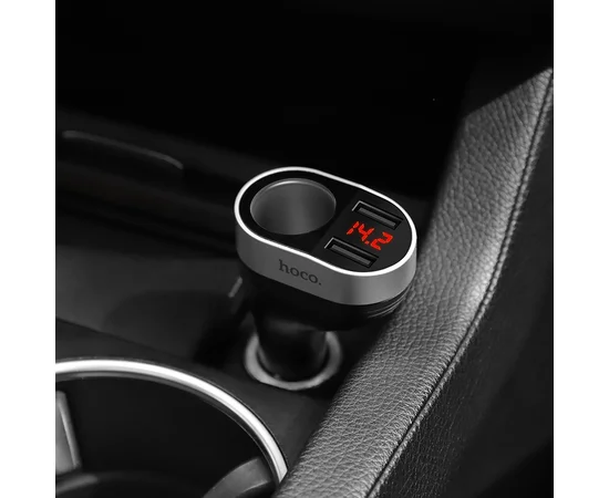 АЗУ Hoco Z29 (1 разъем/2USB/3.1A) Черный