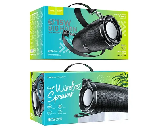 Bluetooth Колонка Hoco HC5 Cool Enjoy Black