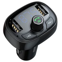 АЗУ FM модулятор Baseus 2.4A 2USB (CCALL-TM) Черный