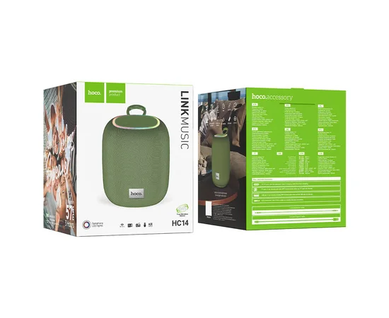 Bluetooth Колонка Hoco HC14 Link sports Spruce green