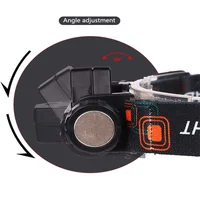 Налобний ліхтар LED Headlight 1807 Black