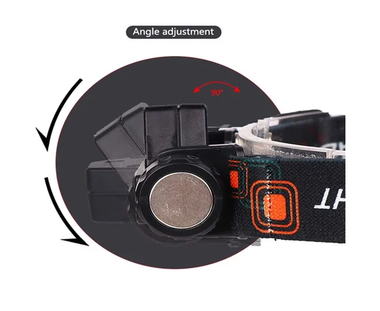 Налобный фонарь LED Headlight 1807 Black