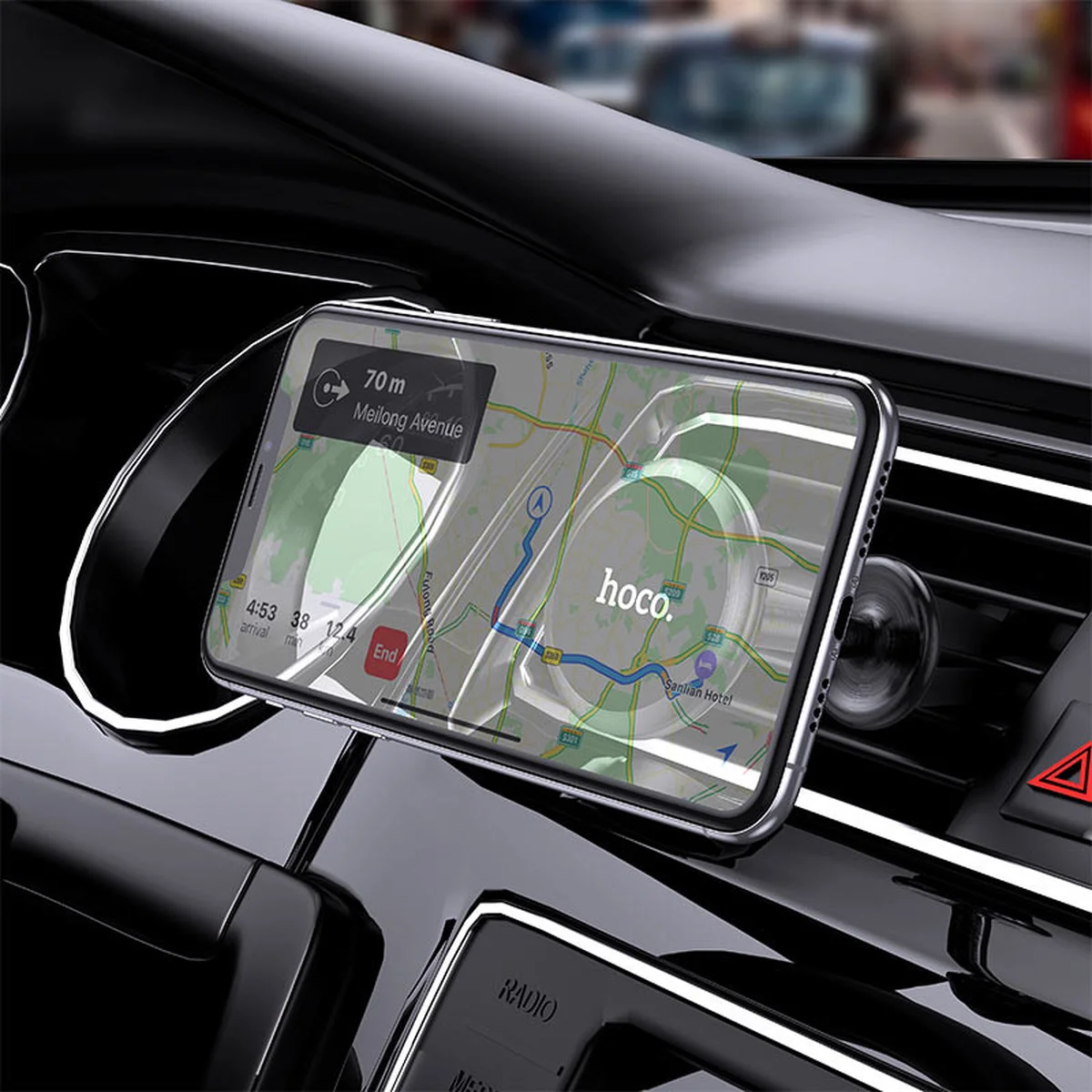 Автодержатель Hoco CA69 магнітний Сталевий