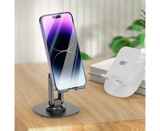 Держатель для телефона Hoco HD6 Winner dual-axis rotating Black