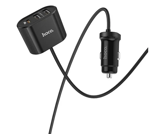 АЗУ Hoco Z35 (3USB/2.4A/PD) Черный