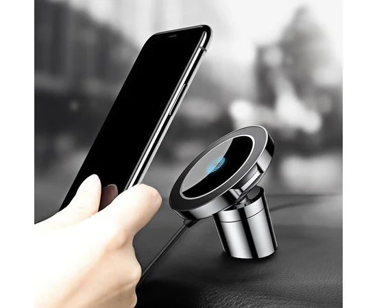 Автодержатель Baseus Big Ears Magnetic Wireless Черный