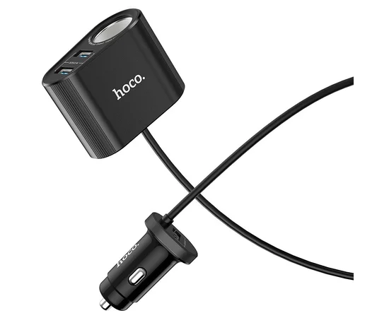 АЗУ Hoco Z35A (1 порт+3USB/2.4A) Черный