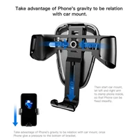 Автодержатель Baseus Gravity Car Mount Черный