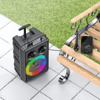 Bluetooth Колонка Borofone BP9 Dancing outdoor BT speaker Black