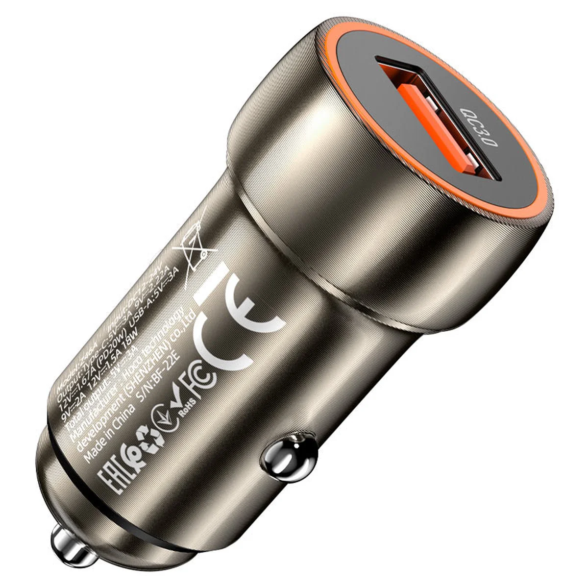 АЗУ Hoco Z46 Blue whale QC3.0 Metal gray