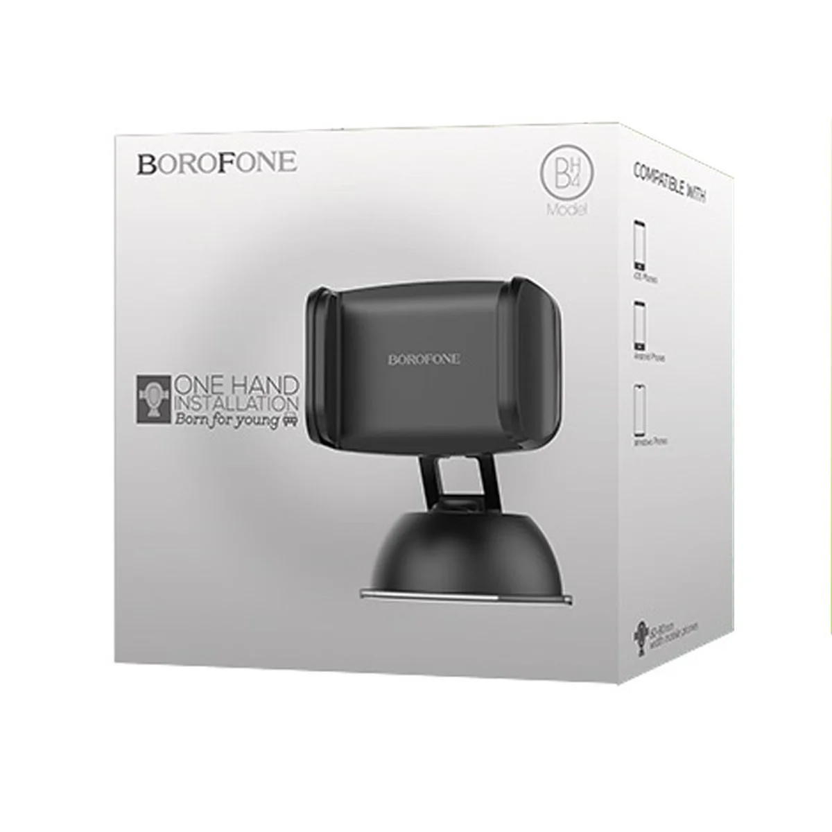 Автодержатель Borofone BH4 Черный