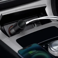 АЗУ Baseus Share Together Fast Charge with Cigarette Lighter Expansion Port U+C 120W (CCBT-C0G) Gray