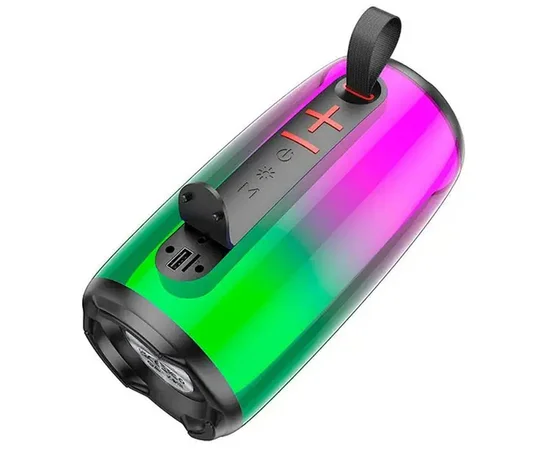 Bluetooth Колонка Hoco HC18 Jumper colorful luminous Black
